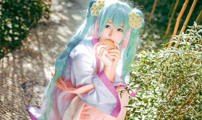 [cosplay]中秋miku[二次元cos]