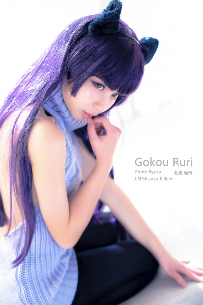 [cosplay]黑猫露背毛衣Ver.[二次元cos]