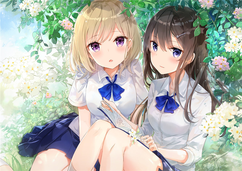 日本画师ふーみFuumi青春气息少女原画插画图集