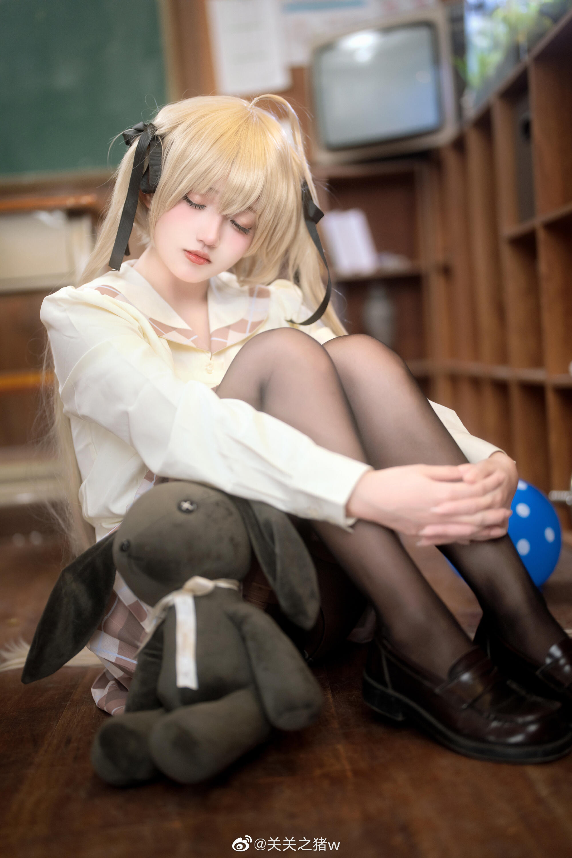 缘之空 穹妹校服 魔法收音机本机 拍的好呀！