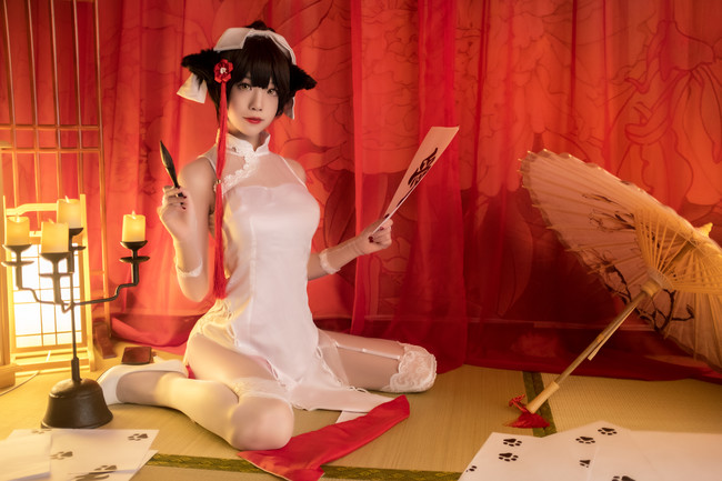 [cosplay]碧蓝航线COS旗袍福利[二次元cos]