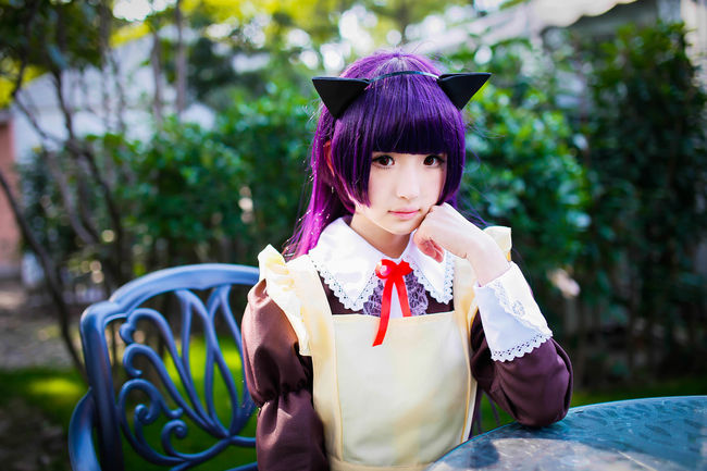 [cosplay]俺妹-黑猫.五更琉璃 女仆ver[二次元cos]