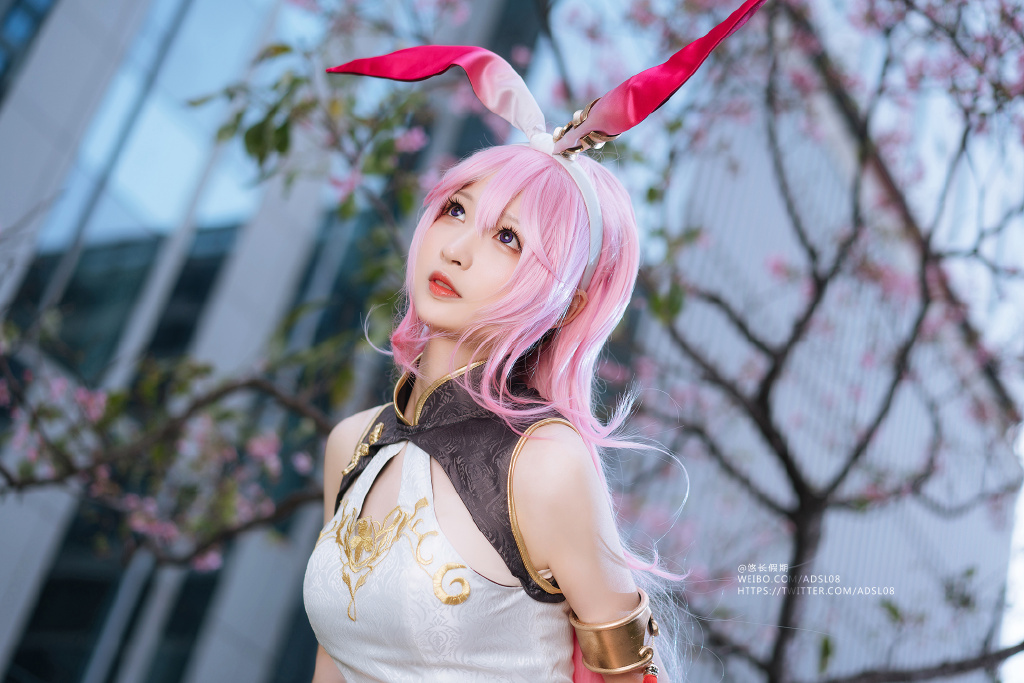[cosplay]樱花树下八重樱[二次元cos]