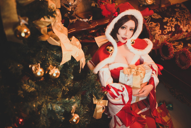 [cosplay]圣诞恋歌貂蝉[二次元cos]