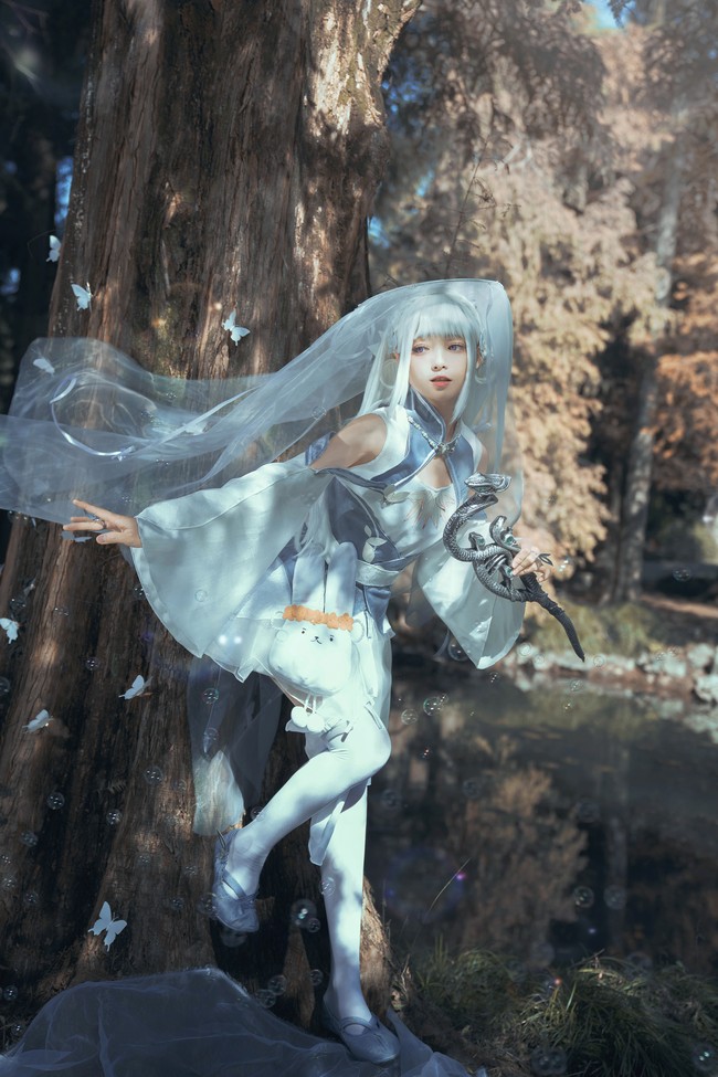 [cosplay]鹤影天青[二次元cos]