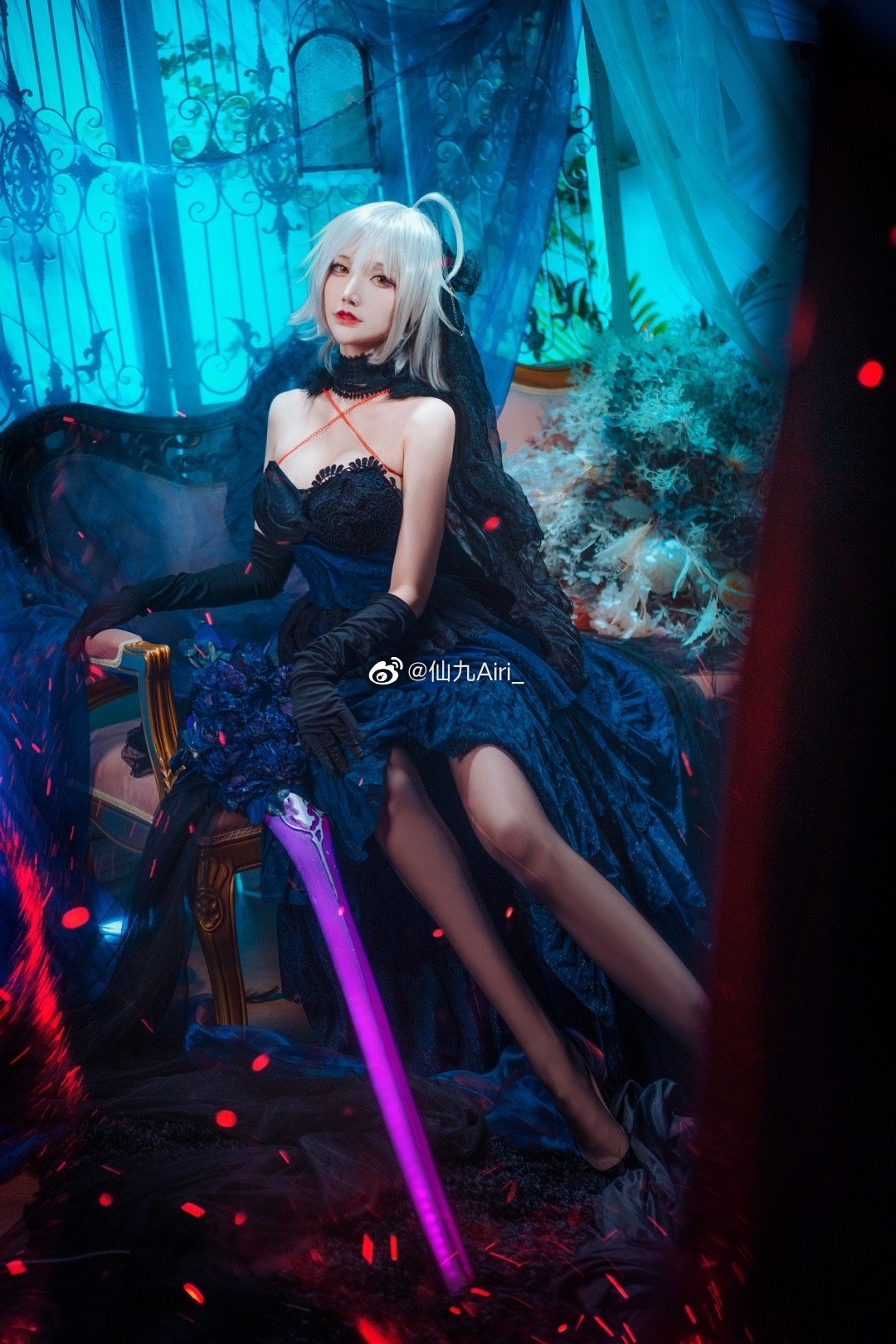 《FGO》贞德花嫁cosplay欣赏@@仙九Airi_