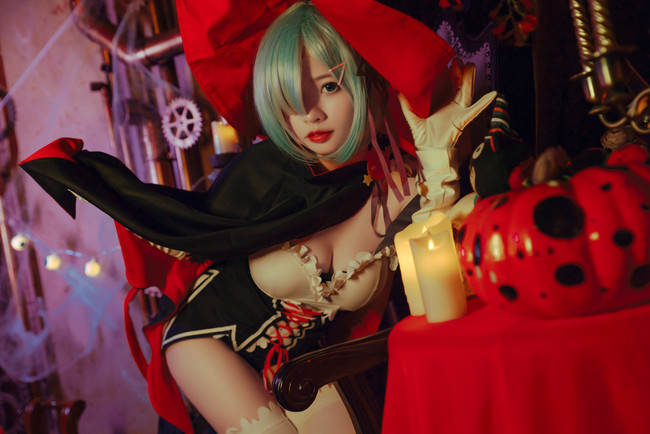 [cosplay]蕾姆的万圣节装扮，你喜欢吗？[二次元cos]